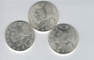 10 Schilling 1965 1966 1968 Ag silber á 4,8g fein Österreich...