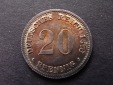Deutsches Reich 20 Pfennig 1876 D unc