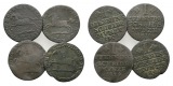 Altdeutschland; 4 Kleinmünzen 1804/1816/1819/1820
