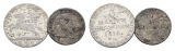 Altdeutschland; 2 Kleinmünzen 1816/1859