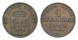 Altdeutschland; Kleinmünze 1864