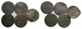 Altdeutschland; 5 Kleinmünzen 1837/1833/1858/1836/1835