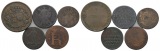 Altdeutschland; 5 Kleinmünzen 1851/1725/1789/1765/1739
