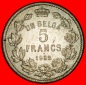 Ⰿ FRANZÖSISCHE LEGENDE (1930-1934): BELGIEN ★ 5 FRANKEN -...