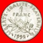 Ⰿ SONNE (1960-2001): FRANKREICH ★ 1 FRANC 1992! SÄER FEHL...