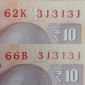 India inde 10 Rupee Pair