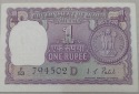 1971 I g patel 794502..India inde Cedula  UNC Rupee