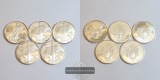 USA 1 Dollar American Silver Eagle 2010 LOT 5 Münzen  FM-Fran...