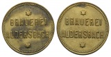 Bayern, Aldersbach, Brauerei, Menzel -; 8,87 g; Ø 26,4 mm