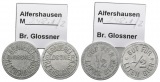 Bayern, Alerheim, Brauerei Glossner; Menzel 248.1 / 248.2; (2 ...