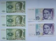 Deutschland: Kleines Lot kassenfrische DM-Banknoten