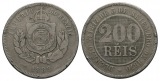 Ausland; Brasilien; 200 Reis 1870