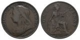 Ausland; Großbritannien; 1 Penny 1896