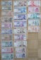 Türkei: Lot aus 24 verschiedenen Banknoten