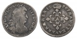 Ausland; Frankreich; 4 Sol 1676