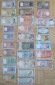 Südasien: Lot aus 28 verschiedenen Banknoten
