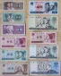 China: Lot aus elf verschiedenen Banknoten