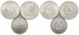 DDR; 2x 20 Mark 1972/ 1971; 1x 5 Mark 1971