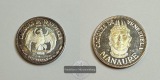Venezuela Erinnerungsmünze Manaure FM-Frankfurt Feinsilber: 15g