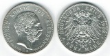SZAIVERT DEUTSCHES KAISERREICH KÖNIGREICH SACHSEN ALBERT 5 MA...
