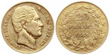 Belgien: Leopold I., 20 Francs 1865, Gold! siehe unten