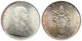 Vatikan/kirchenstaat: 500 Lire 1964/II, Papst Paul VI., fstgl