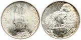 Vatikan/Kirchenstaat: 500 Lire 1966 Papst Paul VI., Hirte mit ...
