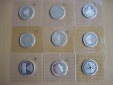 Konvolut mit 9 x 10 DM Silbermünzen in 625er Silber, 87,21 g ...