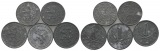 Ausland; Tschechien/ Böhmen und Mähren; Lot Kleinmünzen ( 5...