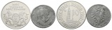 Stadt Danzig; 10 Gulden 1935;  Altdeutschland; 2 Mark 1877 Sac...