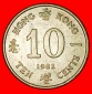 Ⰿ GROSSBRITANNIEN (1982-1992): HONGKONG CHINA★10 CENT 1982...