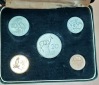 1968 Zambia PROOF 5 Coin Set in Box 1,2,5,10,20 Ngwee RARE MIN...