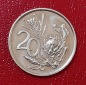 1970 South Africa Proof African Protea Twenty Cent 20c Mintage...