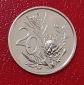 1972 South Africa Proof African Protea Twenty Cent 20c Mintage...