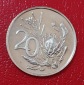 1980 South Africa Proof African Protea Twenty Cent 20c Mintage...