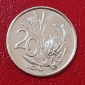1984 South Africa Proof African Protea Twenty Cent 20c Mintage...