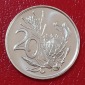 1989 South Africa Proof African Protea Twenty Cent 20c Mintage...