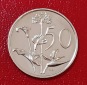 1972 South Africa Proof African Lilly Fifty Cent 50c Mintage 1...