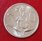 1976 South Africa Proof Fouche African Lilly Fifty Cent 50c Mi...