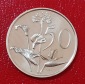1984 South Africa Proof African Protea Fifty Cent 50c Mintage ...