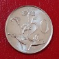 1986 South Africa Proof African Protea Fifty Cent 50c Mintage ...