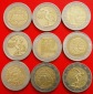 Ⰿ 9 GEDENKMÜNZEN: EUROPÄISCHE UNION ★ 2 EURO VERSCHIEDEN...