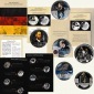 Folder mit 8x Silbermedaillen *Die größten Deutschen Erfindu...