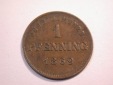 J08 Bayern  1 Pfennig 1869 in ss+  Originalbilder