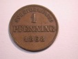 J08 Bayern  1 Pfennig 1868 in ss/ss+ Originalbilder