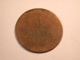 J08 Bayern  1 Pfennig 1816 in f.ss    Originalbilder
