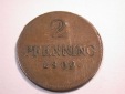 J08 Bayern  2 Pfennig 1809 in ss/ss+ bessere Erhaltung !!   Or...