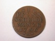 J09 Preussen  1 Pfennig 1796 A in ss  Selten!  Originalbilder
