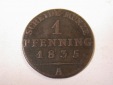 J09 Preussen  1 Pfennig 1835 A  seltener !! Originalbilder