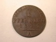 J09 Preussen  1 Pfennig 1837 A in f. ST  !!! Originalbilder